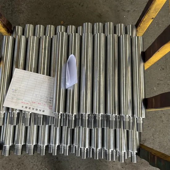 Shock Absorber Hydraulic Cylinder Spare Parts with CNC Machining Piston Rod